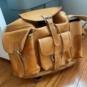 Vintage Leather Backpack (x-large)